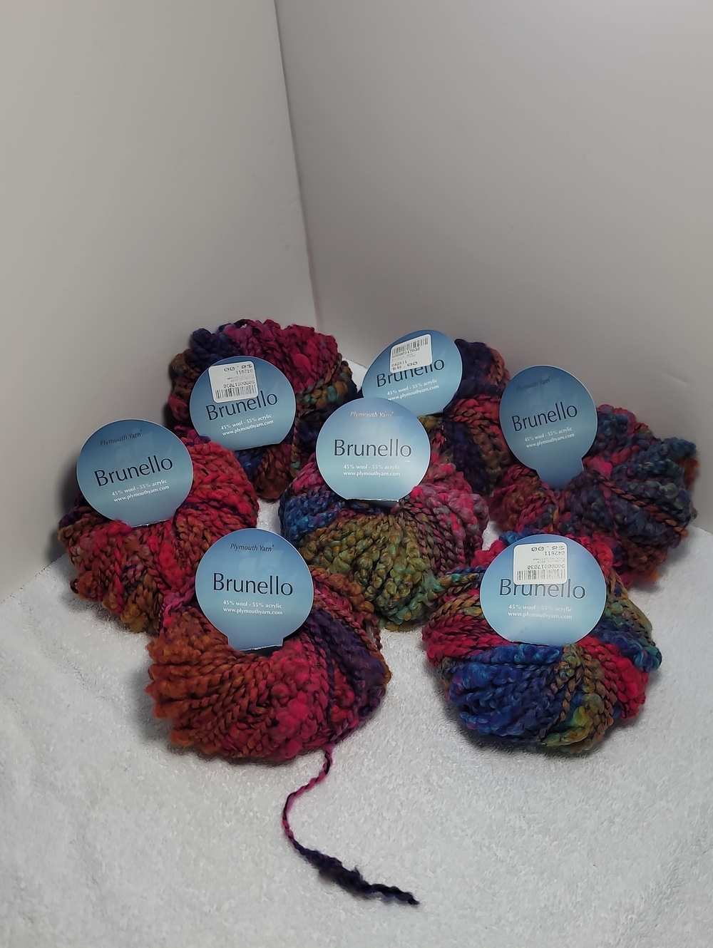Brunello Chunky Multi Color Yarn 7 Balls NWT